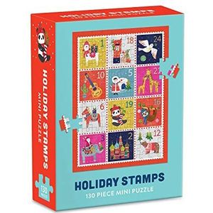 Holiday Stamps Mini Puzzle: 130 piece Mini Puzzle