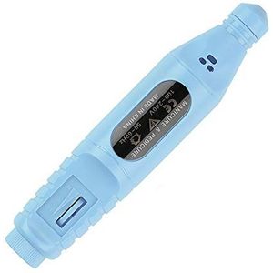 USB draagbare elektrische nagelboor machine manicure manicure pedicure polijstvorm voor exfoliëren, slijpen, polijsten, nagel verwijderen, acryl nagel gereedschap (blauw)