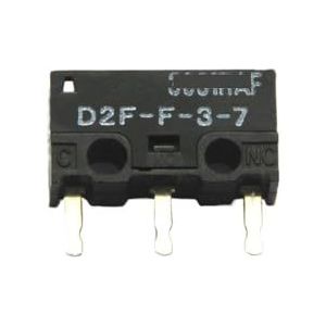 Micro Switch D2F-F-3-7 Grey Dot Limit Switchs 3 Pin Mouse Button Repair(50PCS)