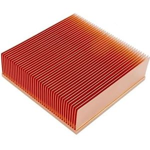 FULIMEI Hoge Macht Zuiver Koper Heatsink Afschavende Fin Heatsink Radiator Koeling for Elektronische Chip LED Computer Warmteafvoer(100x100x30mm)