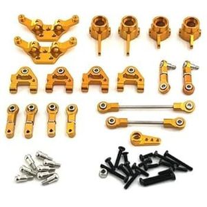 Geschikt for WLtoys 1/28 284161 284010 284131 K989 RC Auto Metalen Upgrade Kit(Gold)