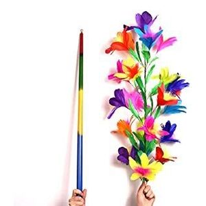 SUMAG Goocheltrucs 1 ST Verdwijnende Cane Regenboog Metalen Riet naar Bloemen (21 bloemen) Magic Trucs Professionele Magician Podium Gimmick Grappig