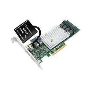 Microsemi SmartRAID 3154-24i PCI Express x8 3.0 RAID-controller 12 Gbit/s - RAID-controllers (SAS, PCI Express x8, halve hoogte (laag profiel), 0, 1, 1 ADM, 5, 6, 10, 50, 60, 12 Gbit/s, 167 mm)