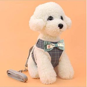 HaiMa Pet Strap Leash Dog Style hondenvest avondjurk borstband hond en kat Universal Dog Traction Rope - S # 3