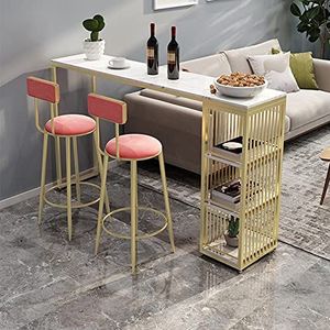 Barkruk barkruk roze barkrukken set van 2, moderne fluwelen barstoelen met rugleuning en voetenbankjes, hoge kruk voor keuken, café diner, pub