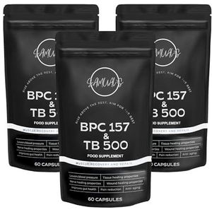 BPC 157 en TB 500 Capsules Triple Bundle - bevat eigenlijk extreme niveaus van BPC 157 en TB 500 - een werkelijk Adembenemende Doorbraak in Letsel Herstel en Groei - 1000mcg peptiden
