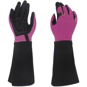 CYJAZNHH Unisex tuinhandschoenen met lange mouwen for het snoeien van rozen buitenshuis, beschermend, veelkleurig(Rosso)
