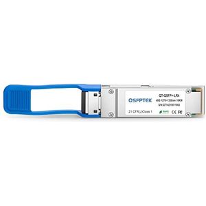 QSFPTEK 40G QSFP+ Module LC Single-Mode Transceiver 40GBASE-LR4 for Cisco QSFP-40G-LR4 (1310nm, 10km, with DDM)