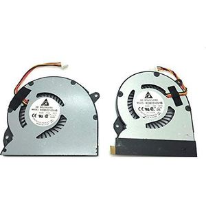 LMNCBVYA FCQLR Laptop GPU+CPU Cooling Fan for Asus Eee Pad EP121 B121 - KDB05105HB-AH1F KDB05105HB-AH1G 5V 0.40A - 2 Pack