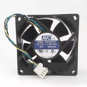 For AVC DS07025T12U 70mm 7CM 7025 70 * 70 * 25MM DC 12V 0.7A 4 -pin PWM cpu pc case cooling fan