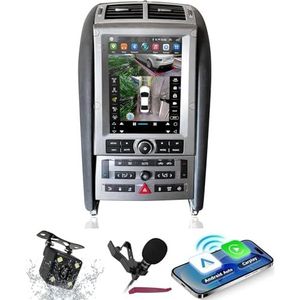Android 15 Autoradio Navi voor P-eugeot 407 2004-2010 9.7 ""Vertical Screen Car Multimedia Player met Carplay GPS Navigatie Bluetooth 5.0 HIFI FM 5G-WiFi SWC DSP MIC Camera,4g+64g