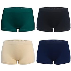 Libella Damesslip in lage taille (verpakking van 6) - naadloze onderbroek in microvezel 3908, 4*veelkleurig 2, L-XL