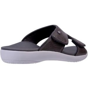 Spenco Kholo Mojave Slide sandaal voor dames, Donker houtskool, 7 UK Wide