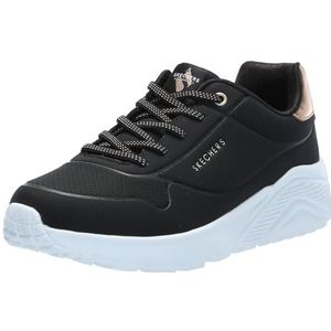 Skechers Uno Lite, gymschoenen voor meisjes en jongens, Zwart, 33 EU