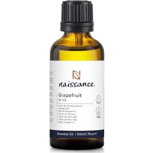 Naissance Grapefruit Essentiële Olie (nr. 115) - 50 ml - 100% Natuurlijke Schone GrapefruitOlie voor Natuurlijke Cosmetica, Massage, Aromatherapie, Geurlamp - GeurOlie voor Aroma -Diffuser