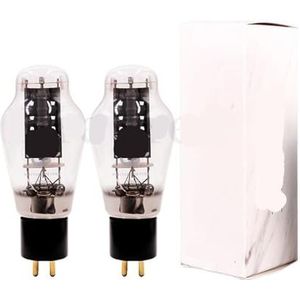 300B buis audio klep vervanging 300B buis versterker kit DIY HIFI audio versterker precisie matching vierweg (zwart, 2 stuks Matched Pair)