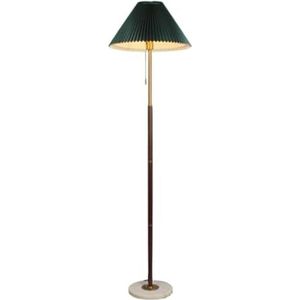 Moderne vloerlamp walnoot dimbare afstandsbediening vloerlamp retro verticale hoge lamp voor slaapkamer staande lamp