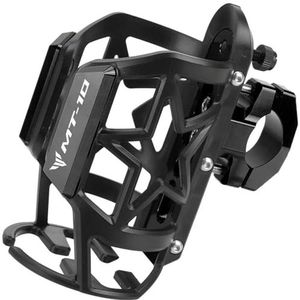 Voor YH MT-10 MT10 FZ-10 FZ10 2016-2023 2024 Motorfiets CNC-drankfles Drinkbekerhouder(ZWART)