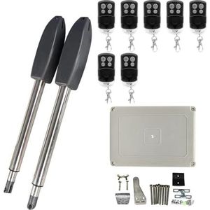Automatische deuropener, 400KG Automatische elektrische draaipoortopener Kit Trekarmaandrijving Draaideuraandrijving Motoractuator Multi-afstandsbediening Optioneel(7 remote)