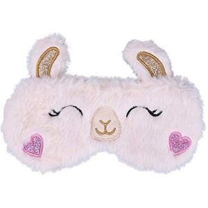 Ulife Mall Leuk eenhoorn-slaapmasker, zijden pluche blinddoek, slaapmasker, oogmasker, oogafdekking voor meisjes, jongens, vrouwen, mannen, kinderen, thuis, slapen, reizen (goud en roze)