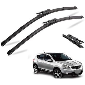 Voor N&issan Voor Qashqai J10 2006-2013 Voorruit Voorruit Voorruit 24 ""+ 16"" Auto Wisser LHD RHD Front Wisserbladen Duurzaam