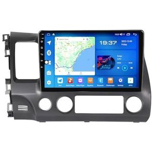 Android 11 Dubbel Din Stereo Auto Multimedia Radio Voor Honda Civic 2005-2012 9 Inch Dubbel Din Auto Stereo Head unit Ondersteuning 4G WIFI Bluetooth Stuurbediening Carplay(LHD A500S 4G+WIFI 8-Core 4G