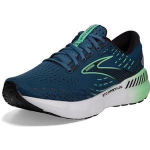 Brooks Glycerine Gts 20 heren Hardloopschoen, Moroccan Blue Black Spring Bud, 42.5 EU