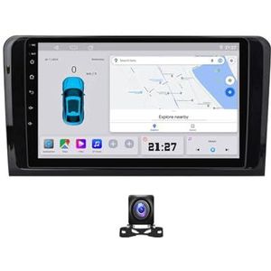 Wireless Carplay Screen for Car & Android Auto Head Unit Compatible with Benz M GL-Class 2005~2009 Touchscreen 9 Inch Double Din Car Stereo with Backup Camera Navigation 4G,C10 Pro