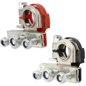 1 paar 12 V 24 V Automotive Auto Top Post Accuklemmen Draad Kabel Klem Aansluitklemmen Autoaccessoires