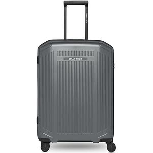 SMARTBOX Edition 02 stamartikel, Gunmetal Metallic, Koffer M (66 cm), Harde trolley M met zwenkwielen