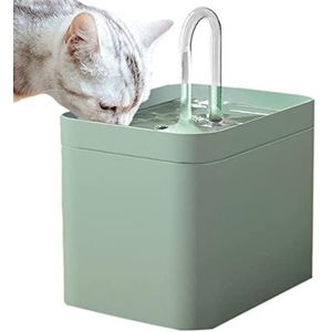 Waterfontein voor huisdieren, 1.5L Quiet Cat Drinkfonteinen Automatisch, Makkelijk schoon te maken drinkfontein voor katten en kleine honden, kattenwatervoorziening Eayoly
