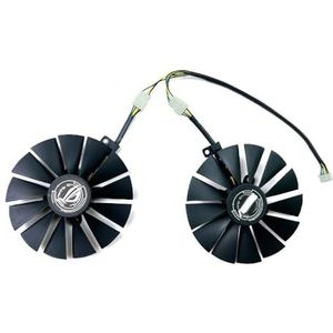 Koelventilator 95MM 4PIN T129215SM voor ASUS voor STRIX RX 470 580 570 GTX 1050Ti 1070Ti 1080Ti GTX980 GAMING GPU-VENTILATOREN(2PCS)
