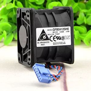 Delta GFB0412SHE 12V 0.68A For PE1750 P1185 server cooling fan l PE1750 Fan 8X771