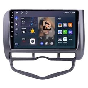 Android 12 Multimedia Stereo Video Speler Voor HONDA JAZZ City 2004-2007 Ondersteunt Car-play Android Auto/Bluetooth/FM AM RDS DAB+ Radio/Stuurbediening(4 Core 1G+16G)