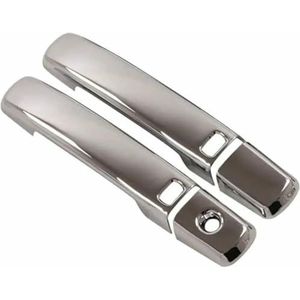 Deurgreep passagierszijde voor Nissan Pathfinder R51 2005-12 Chromen autodeurgreep afdekking sticker