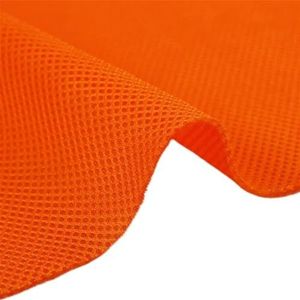 Luidsprekergrilldoek, 3D Mesh Stof Luchtlaag Effen Kleur Handwerk DIY Bekleding Stoel Luidspreker Stofdicht Geluiddicht Netto Cover Doek Luidsprekerstof Mesh Doek(Orange)