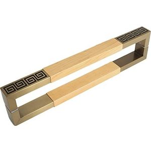 HSIRYAOHD Grote schuur schuifdeur trekhandgrepen, vintage H-Sgate trekt bar voor kantoor/winkel/winkel glazen deuren, eenvoudig te installeren/B/80cm/31,4in