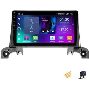 ZARAPLUS Android 13 2 DIN Bluetooth Autoradio 9 Inch Touchscreen Voor Peugeot 3008 2017~2020 Met AHD Achteruitrijcamera/GPS-Navigatie/BT/Stuurwielbediening/Koelventilator/Multimediaspeler,NF2