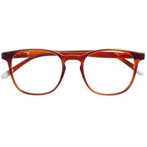 BARNER: Dalston Blauw licht blokkerende bril voor mannen en vrouwen, computerscherm, gamingbril, geen zicht, neutrale glazen, rechthoekig frame, Glanzend intensief rood, U