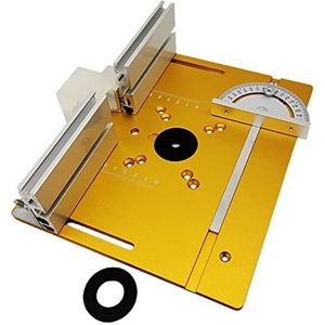 Freestafel Inlegplaat - Aluminium - Houtbewerkingsgereedschap - Gold-A