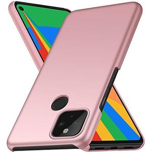 BRAND SET Case voor Google Pixel 5 Case PC Silky Ultra Thin Phone Case, Anti-vingerafdruk Ultra-dunne Matte Hard Shell Geschikt voor Google Pixel 5-Rose goud