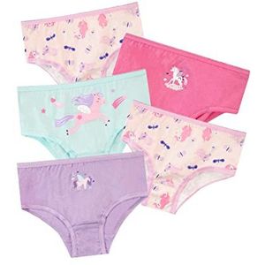 Harry Bear Meisjes Undergoed Set van 5 Eenhoorn Veelkleurig 104