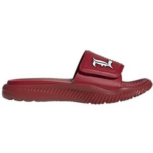adidas Alfabounce 2.0 Slides Slide Sandaal voor volwassenen, uniseks, Team Power Rood/Zwart/Team Power Rood, 17 Women/16 Men
