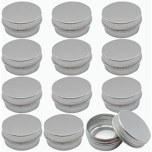 UMCHU - Aluminium Blikjes - Ronde Cosmetische Containers - 10 ml - 12 Stuks