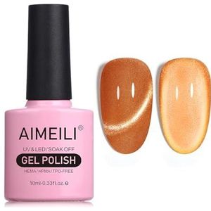 AIMEILI Hema Free Cat Eye Gel Nagellak UV LED Gellack Soak Off Vegan Cruelty-Free Gel Polish 10ml (725)
