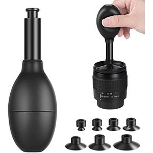 Abbto 2 Stks Professionele Schoonmaak Kit voor Camera Lens Horloges Elektronische Componenten Zuignap Lens Reparatie Tool met Zuignap en Bekers