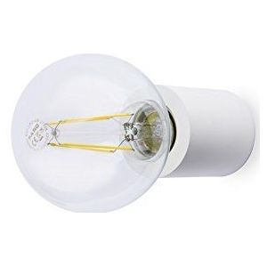 Leuchtturm 62150 - Ten wandlamp wit mat E27 20 W