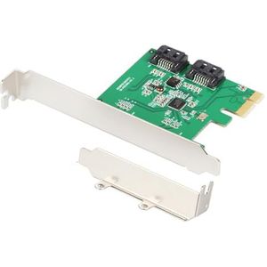 KUAIYIJU PCIe Uitbreidingskaart 2 Poort Voor Solid Disk Adapter Ondersteuning RAID1/RAID0 Functionaliteit En ASM1061R Chipset