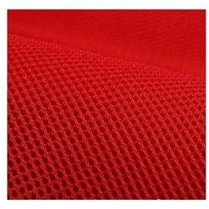 Bescherm je luidsprekers met 150 x 45 cm gaasdoek - duurzame, stofdichte geluiddichte nethoes voor stereo gille, superieure akoestische filterbeschermstof! (A01- felrood)