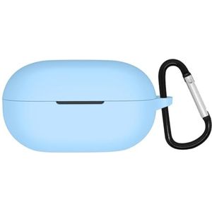 Siliconen hoes voor 2024 Beats Solo Buds draadloze oordopjes accessoires, zachte beschermhoes (meerblauw)